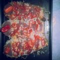 SarahLoren's cooksnap of when they made Eggplant Pizza Supreme.