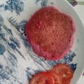 El cooksnap de Florencia Carolina Caballero cuando hizo Hamburguesas de remolacha.