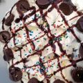 jane.dumke's cooksnap of when they made Ray's' Peanut Butter Ice Cream Pie.