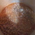 El cooksnap de Camila Parisi cuando hizo Pino de carne picada.
