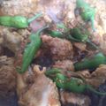Naureen Khan Lodhi's cooksnap of when they made Achar Gosht.