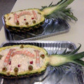 El cooksnap de annita2014 cuando hizo Piña exótica rellena de marisco.