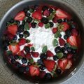 El cooksnap de Amanda Contreras cuando hizo Keto cheesecake de frambuesa.