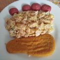 El cooksnap de Antonia García Fernández cuando hizo Revuelto de salmón fresco y gambas.