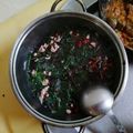 Cooksnap của Ngọc Linh khi họ làm theo món Canh rau dền nấu thịt băm