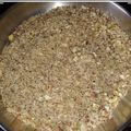 Dipika Bhalla's cooksnap of when they made Kesariya Thandai Masala Powder.