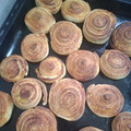 El cooksnap de Virginia Rial cuando hizo Tortitas dulces azucaradas.