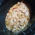 Glenn's cooksnap of when they made Orange Pulled pork.