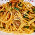 Mrs,jikan yari kitchen's cooksnap of when they made Fry spighetti with veggies.