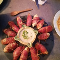 El cooksnap de Susana cuando hizo Rollitos de jamón y pollo. Pipirrana.