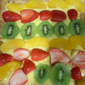 El cooksnap de Maribel Sarabia Sanchez cuando hizo Tarta de hojaldre con crema pastelera y frutas.