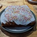 sam clift's cooksnap of when they made Vanilla Sponge Tray Bake - School dinner style.