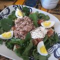 El cooksnap de Jimena Flores cuando hizo Ensalada fresca de rúcula y atún.