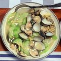 Blair Chen 的 蛤蜊絲瓜（快速家常菜料理） cooksnap