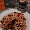 El cooksnap de Daiana Telesca cuando hizo Wok de fideos y vegetales.