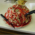 El cooksnap de Judelsy Chirinos cuando hizo Tarta Cerebro.