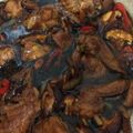 Cooksnap Ummi Hasni semasa beliau membuat Ayam Lada Hitam & Mushroom.