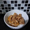 Nining Purwasih's cooksnap of when they made Japanese Beef with Rice 牛丼.