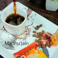 Madhu Jain का कुकस्नैप जब उन्होंने ब्लैक कॉफ़ी (black coffee recipe in Hindi) बनाया था।