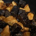 張子芸 的 麻油醬燒米血杏鮑菇 cooksnap