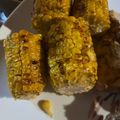 El cooksnap de Marieta cuando hizo Cena saludable! Pincho moruno de pollo, tomatillos con orégano y mazorcas a la parrilla 🌽🌽🌽.