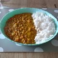 El cooksnap de Miguel APP cuando hizo Lentejas al curry con arroz.