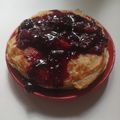 El cooksnap de Maria José Alperte cuando hizo Tortitas de requesón con arándanos.