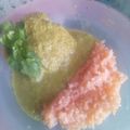 El cooksnap de Muñeca cuando hizo Pollo en mole verde.