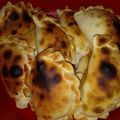 El cooksnap de Gustavo Barretta cuando hizo Empanadas de berenjenas.