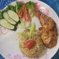 Cooksnap annika jasmine semasa beliau membuat Nasi Arab Ayam.