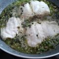 El cooksnap de mabellorenci cuando hizo Merluza en salsa de almejas y guisantes.