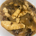 El cooksnap de Eva Alvarez cuando hizo Pollo con salsa de champiñones.