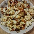 El cooksnap de Angélica cuando hizo Tostones (palomitas dulces).