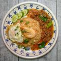 Cooksnap shazrina semasa beliau membuat Nasi Goreng U.S.A.