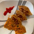 Devanshi shah's cooksnap of when they made ગોબી પનીર ચીઝ પરાઠા.