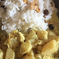 El cooksnap de maracuya cuando hizo Pollo al curry con manzanas y peras.