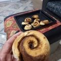 El cooksnap de Ricardo Wojcik cuando hizo Rolls de canela veganos.