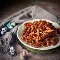 Cooksnap Dapur Yusfarisyia semasa beliau membuat Sambal Garing Tempe & Ikan Bilis.