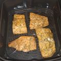 mello.n.az's cooksnap of when they made Air Fryer Lemon Pepper Salmon.