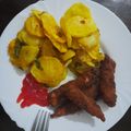 Wanjeri Manga's cooksnap of when they made Potato bhajia (bhajia mwitu).