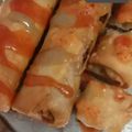  Chef Richa pathak. का कुकस्नैप जब उन्होंने स्प्रिंग रोल (spring roll recipe in Hindi) बनाया था।