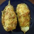 El cooksnap de Luz cuando hizo Berenjenas Rellenas.