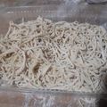 El cooksnap de Cristina Moyano cuando hizo Tallarines caseros al huevo.