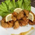 Cooksnap dari Cecilia Cr untuk resep Ayam fillet (crispy chicken popcorn) saus lemon