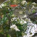 簡敏慧 的 莧菜貢丸蛋花湯 cooksnap