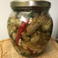 El cooksnap de maribel cuando hizo Berenjenas al escabeche.