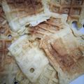 El cooksnap de Manu Nuwek cuando hizo Waffles.