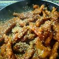 El cooksnap de Ana Maria Capel cuando hizo Cerdo agridulce.