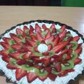 El cooksnap de Gustavo Almada cuando hizo Tarta de frutilla sin harina ni azúcar.
