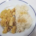 El cooksnap de Francisco José Villalta Silva cuando hizo Pollo con nata al curry con arroz blanco.
